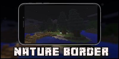 Nature Border Map for MCPE Affiche