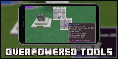 Overpowered Tools Map for MCPE Poster