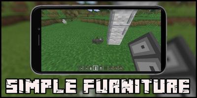 Simple Furniture Mod for MCPE Affiche