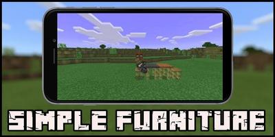 Simple Furniture Mod for MCPE captura de pantalla 1