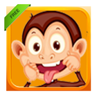 Funny Monkey mini games: Free icône