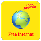 Internet gratuit sur mobile आइकन