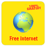 Internet gratuit sur mobile icône