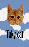 Flying Tukky Cat poster