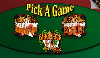 Video Poker & Blackjack Casino syot layar 1