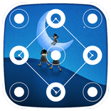 Moon Pattern Lock Screen