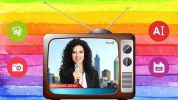 News Anchor Photo Frames โปสเตอร์