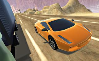 Car Traffic Racer Heavy Highway الملصق