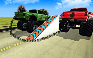 Chained Cars Racing Games Stunt Truck Driver 3D スクリーンショット 3