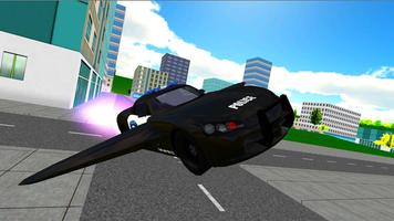 Fly Real Police Car Simulator imagem de tela 2