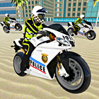 Police Bike Driving Simulator icône