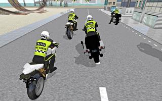 Police Bike Driving Simulator imagem de tela 1