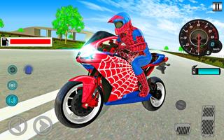 Bike Stunt Super Hero Simulator Driver 3D Affiche