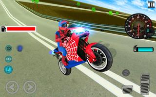 Bike Stunt Super Hero Simulator Driver 3D screenshot 1