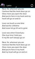Celine Dion Music & Lyrics capture d'écran 1