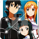 Anime Asuna  And Kirito In Love  Screen Lock APK