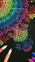 Beautiful Colorful Mandala Screen Lock 截圖 1