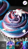 Galaxy Cupcakes Nice Screen Lock स्क्रीनशॉट 2