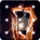 Love Couples Sparkling Wedding Screen Lock icône