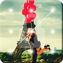 Romantic Love In Paris Screen Lock-APK