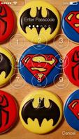 Superhero Nice Cookies Screen Lock স্ক্রিনশট 1