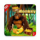 Monkey jungle running Banana icono