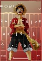 keyboard for Luffy One Piece الملصق