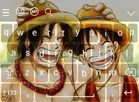 keyboard for Luffy One Piece تصوير الشاشة 2
