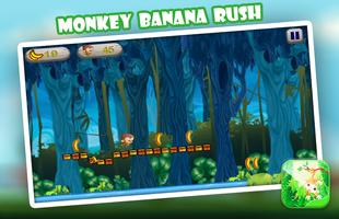 Monkey Banana Rush Affiche