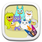 Monster Coloring Games icon