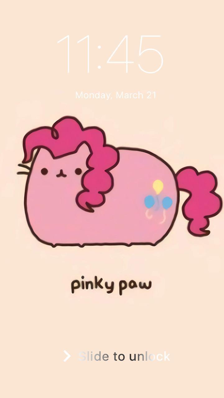 Mlp Pusheen Cat Kawaii Cute Wallpaper Lock App Pour Android Telechargez L Apk