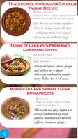 Moroccan Tagine Recipes capture d'écran 1