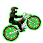 Moto crash zombie icon