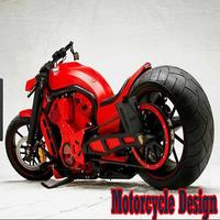 Motorcycle Design Affiche