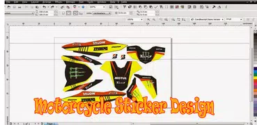 Motorcycle Sticker Design