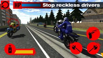 Motorcycle Traffic COP Ride capture d'écran 1