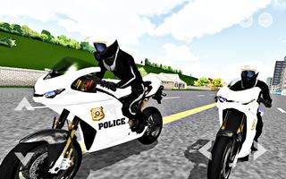 Police Motorbike : Crime Patrol City Bike Rider 3D Affiche
