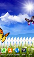 Beauty Butterfly Scenery LWP poster