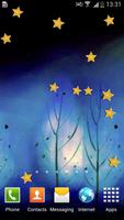 Forest Night Star Free LWP Plakat