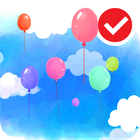 Happy Color Balloon Free LWP icône