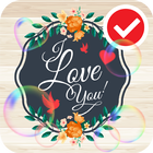 Romantic Love Rose Wallpaper أيقونة