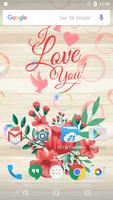 Romantic Love Rose Wallpaper 截图 3