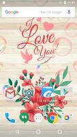Romantic Love Rose Wallpaper تصوير الشاشة 3
