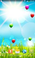 Poster Spring Flower Balloon Free LWP