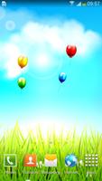 Spring Flower Balloon Free LWP captura de pantalla 1