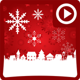 Red Snow Free Live Wallpaper أيقونة