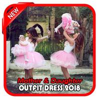 Mother & Daughter Outfit Dress Affiche