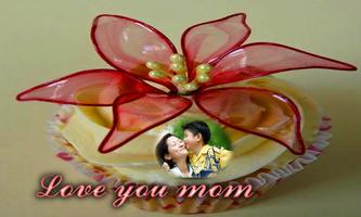 mother's day cake photo frame 截图 1