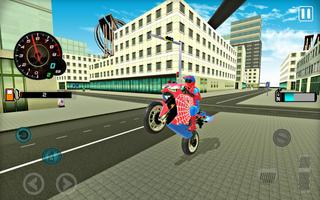 Bike SuperHero Driver Simulator स्क्रीनशॉट 1