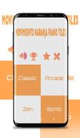 Movimiento Naranja Piano tiles Affiche